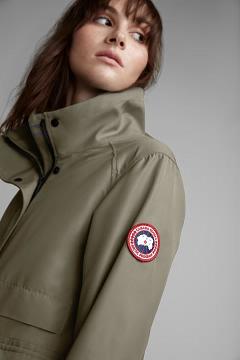 Chamarras Canada Goose Mujer Outlet - Elmira Rompevientos Azules YC7914308